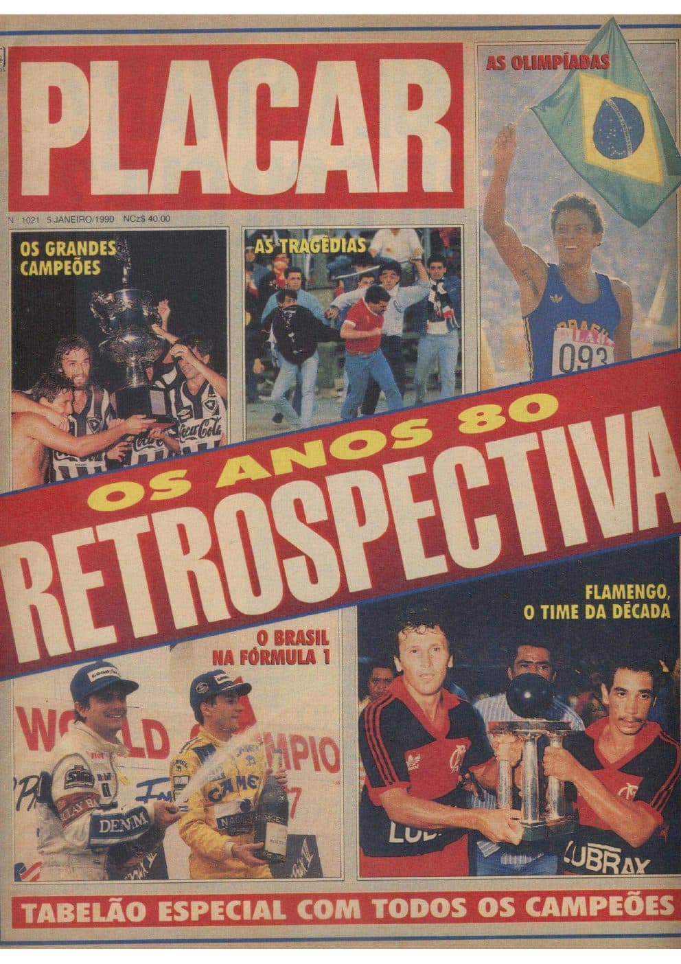 Capa da edição Nº 1021 da revista PLACAR