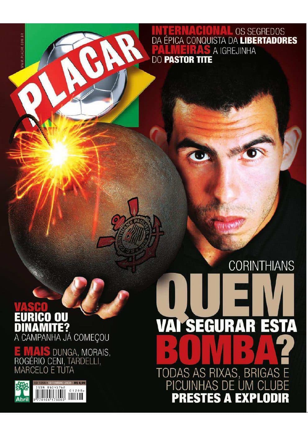 Capa da edição Nº 1298 da revista PLACAR
