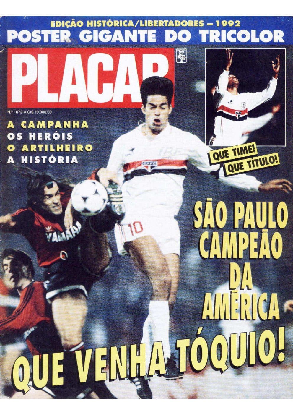 Capa da edição Nº 1072A da revista PLACAR