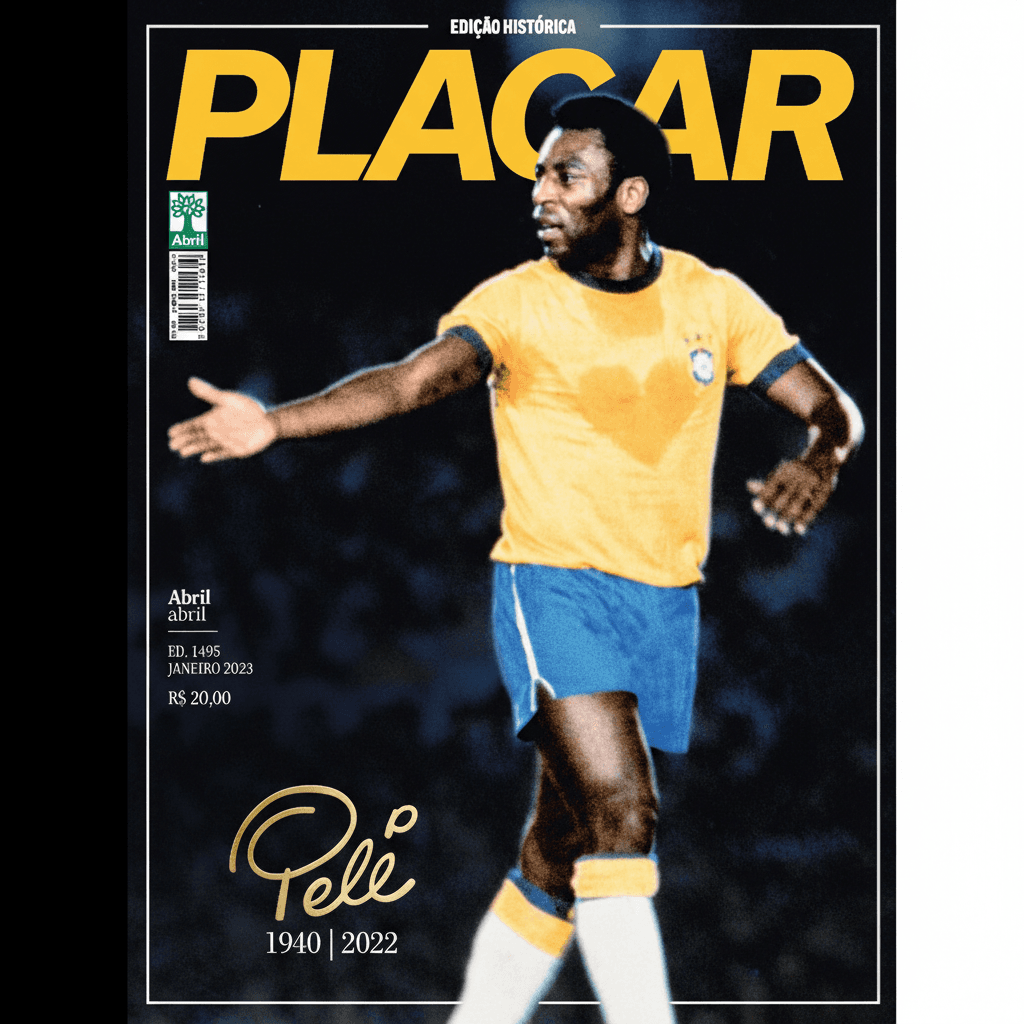 Capa da edição Pelé Eterno da revista PLACAR