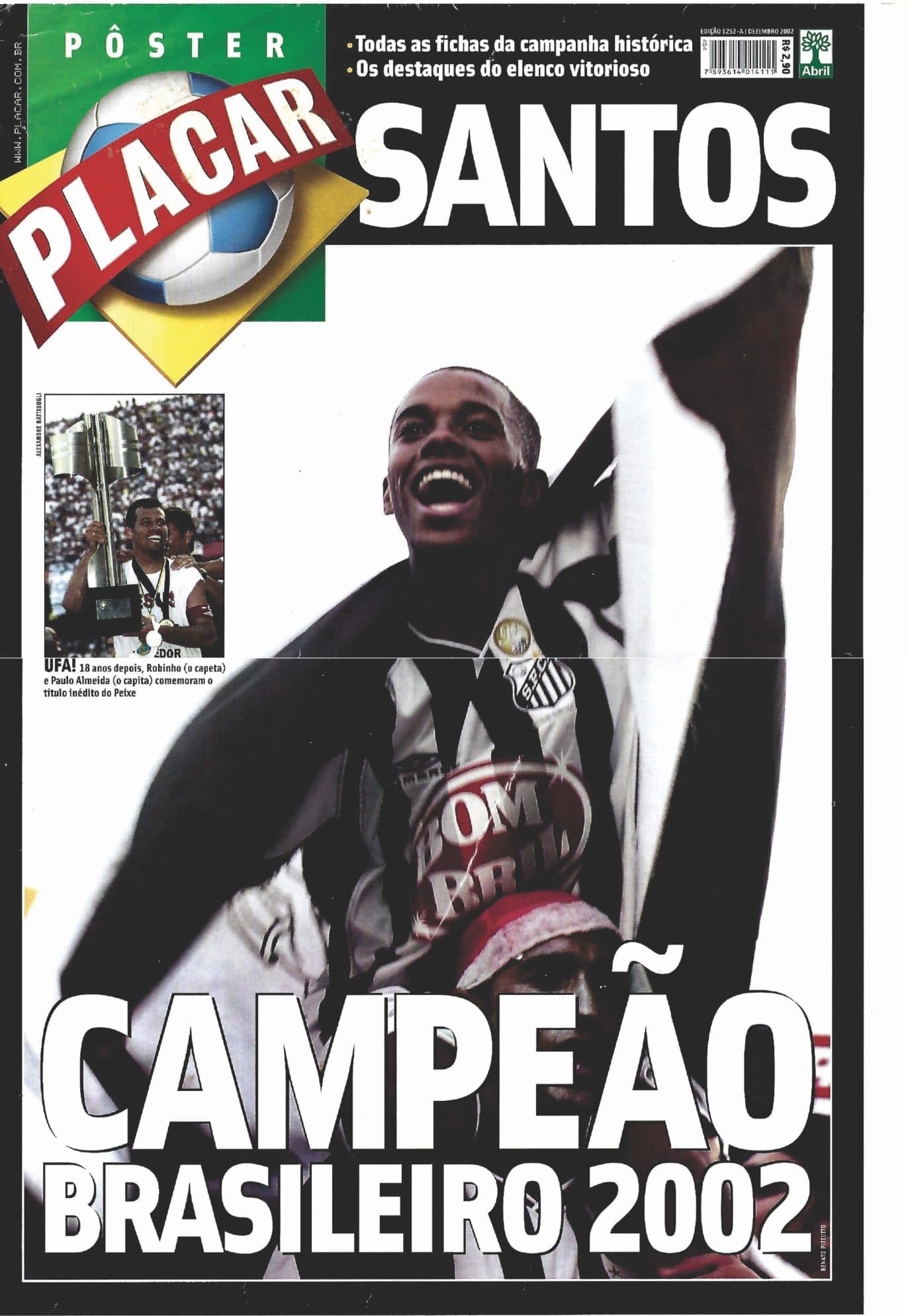 Capa da edição Nº 1252A da revista PLACAR
