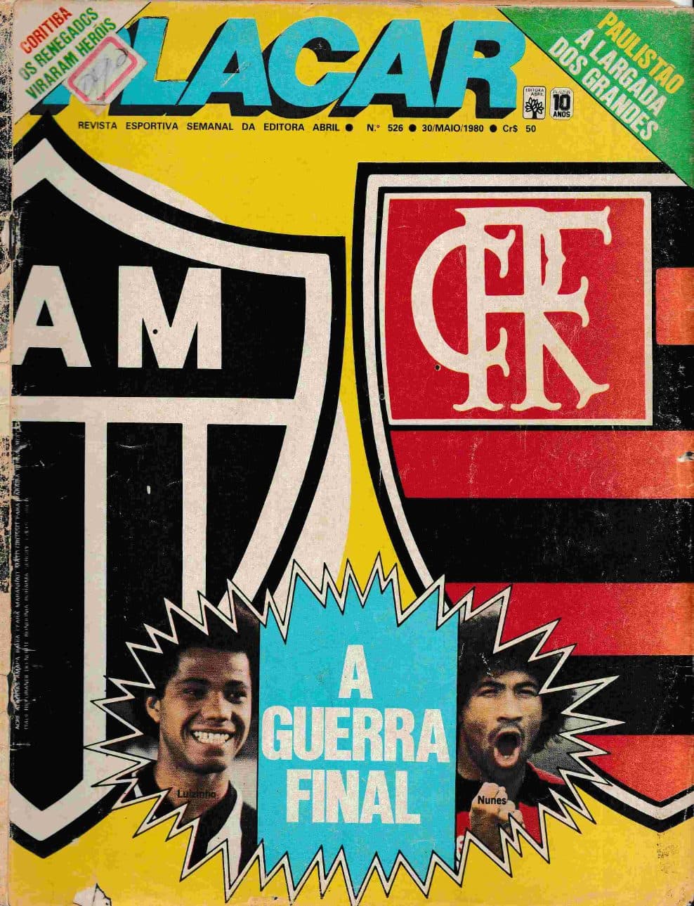 Capa da edição A Guerra Final da revista PLACAR