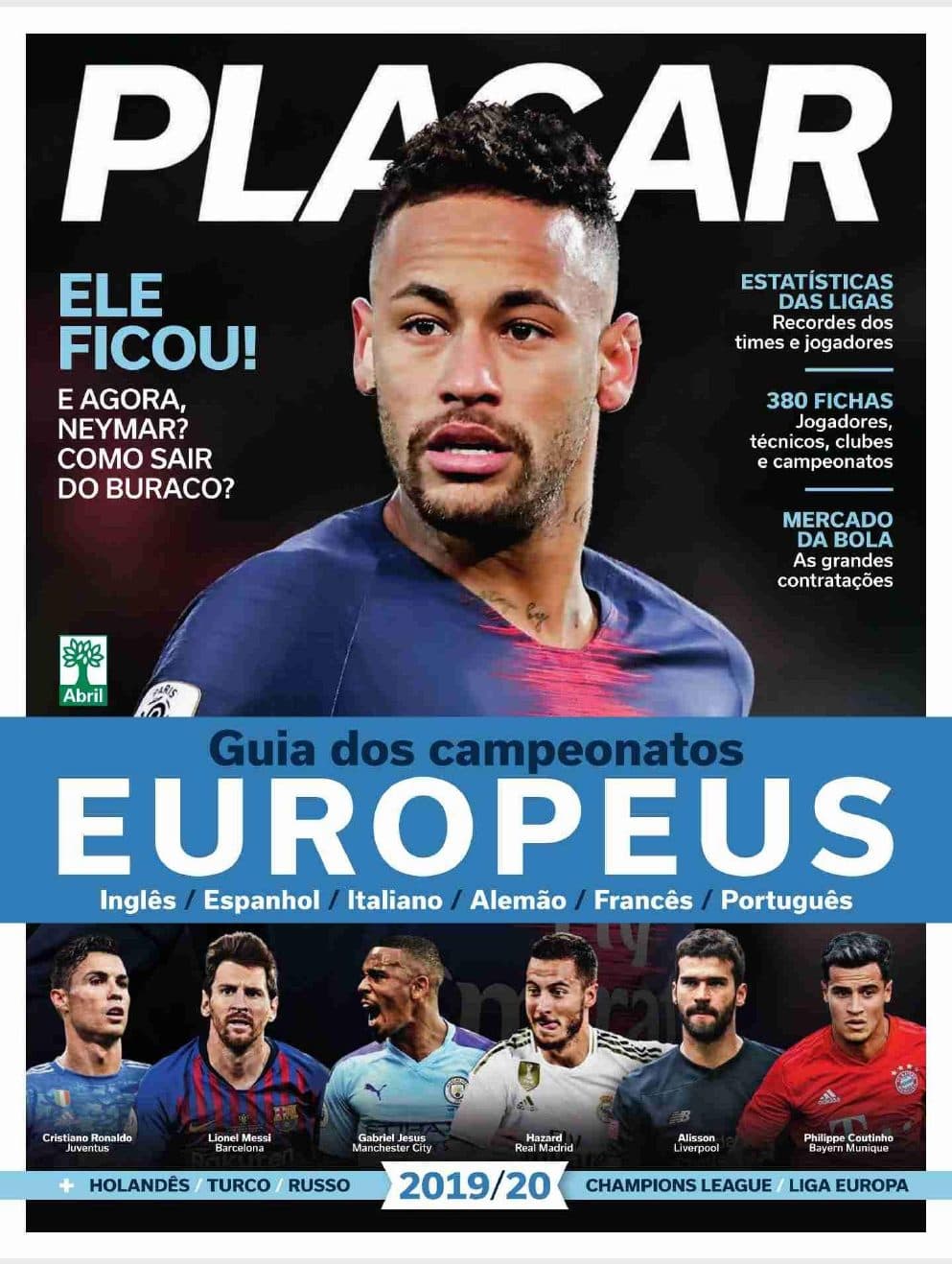Capa da edição Guia dos Europeus da revista PLACAR