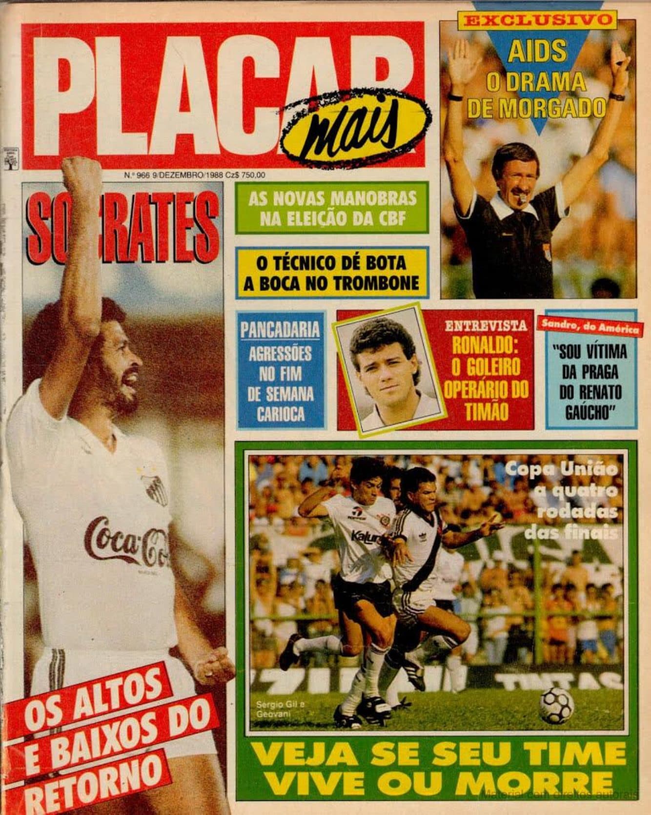 Capa da edição Nº 966 da revista PLACAR