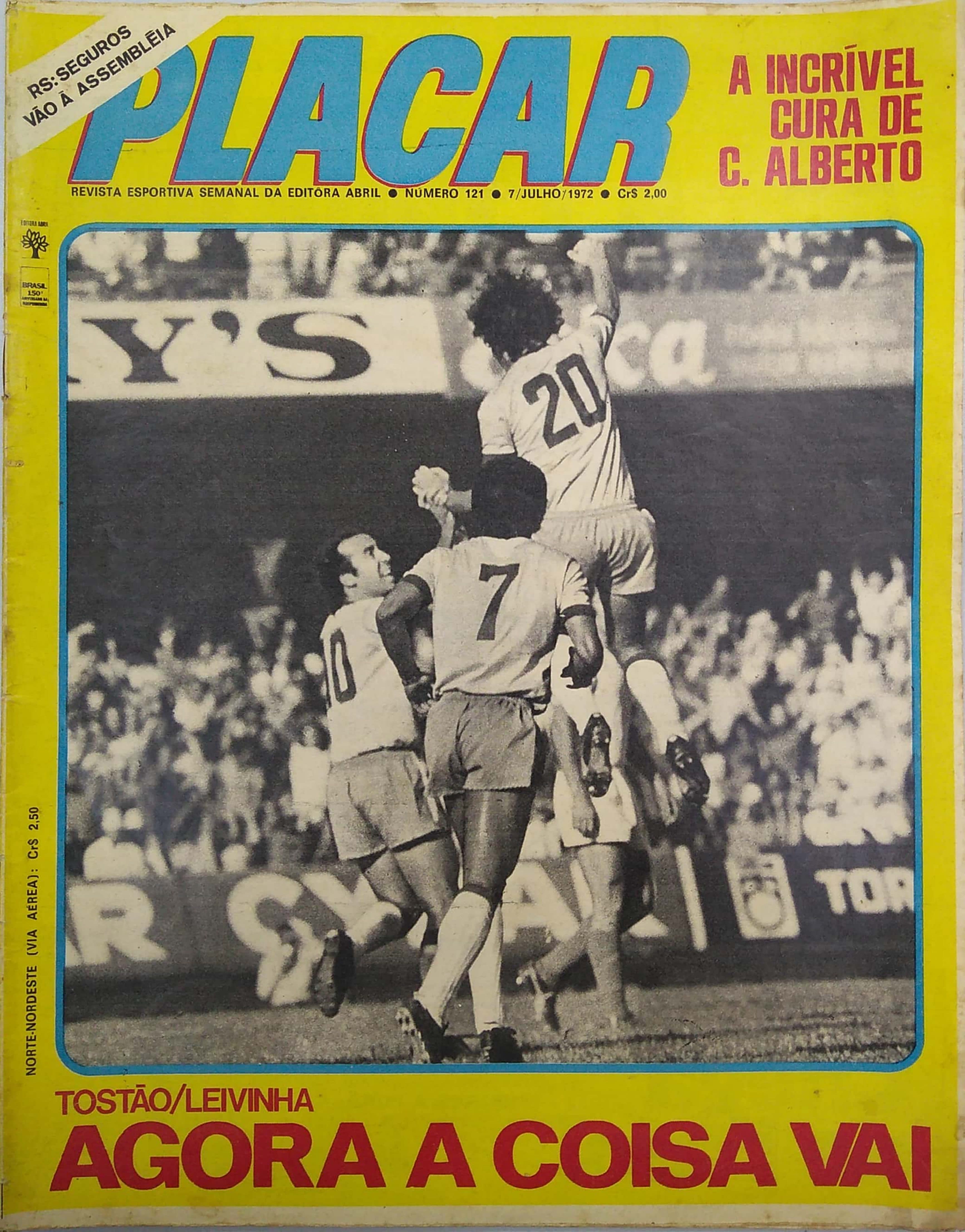 Capa da edição Agora a coisa vai da revista PLACAR