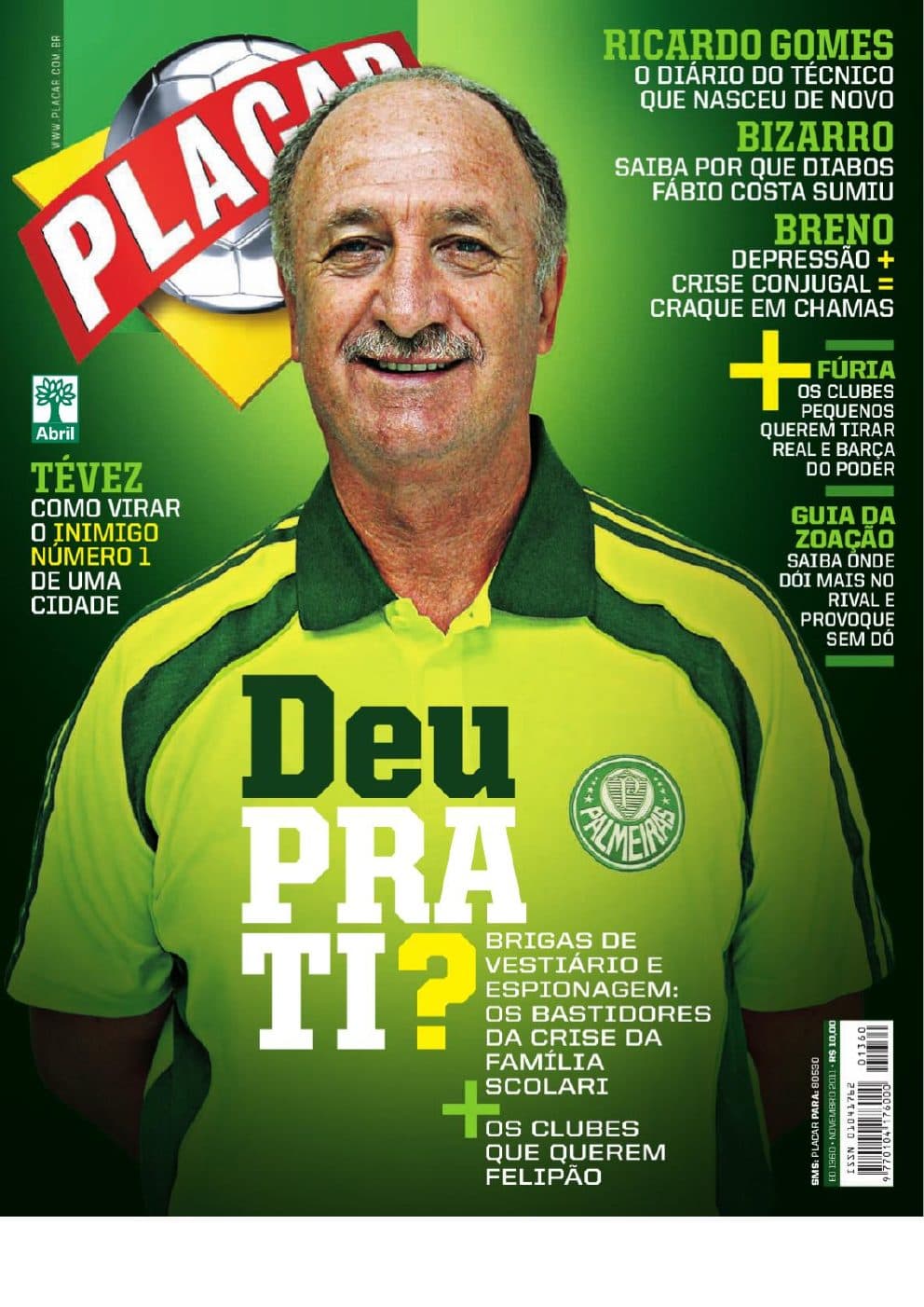 Capa da edição Nº 1360 da revista PLACAR