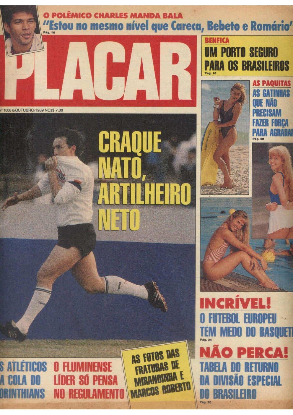 Capa da edição Nº 1008 da revista PLACAR