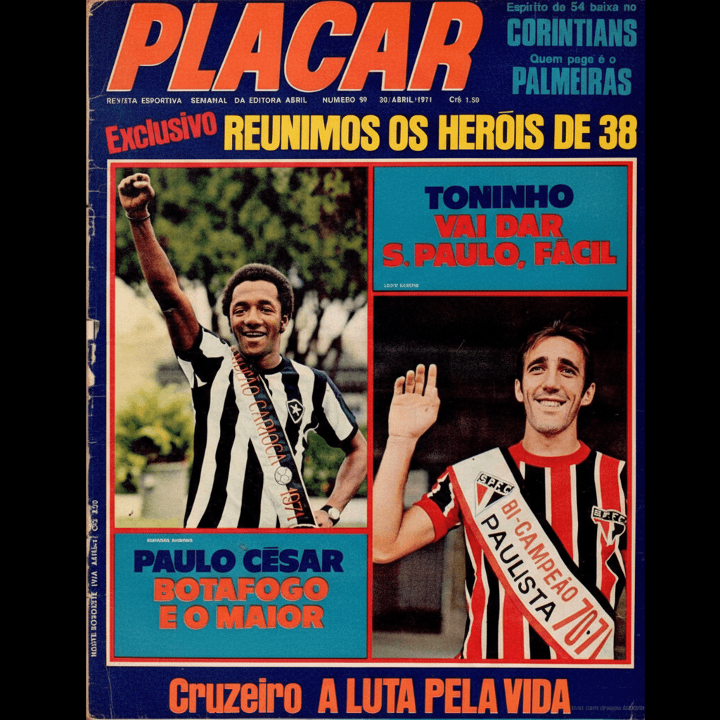 Capa da edição Espírito de 54 baixa no Corintians da revista PLACAR