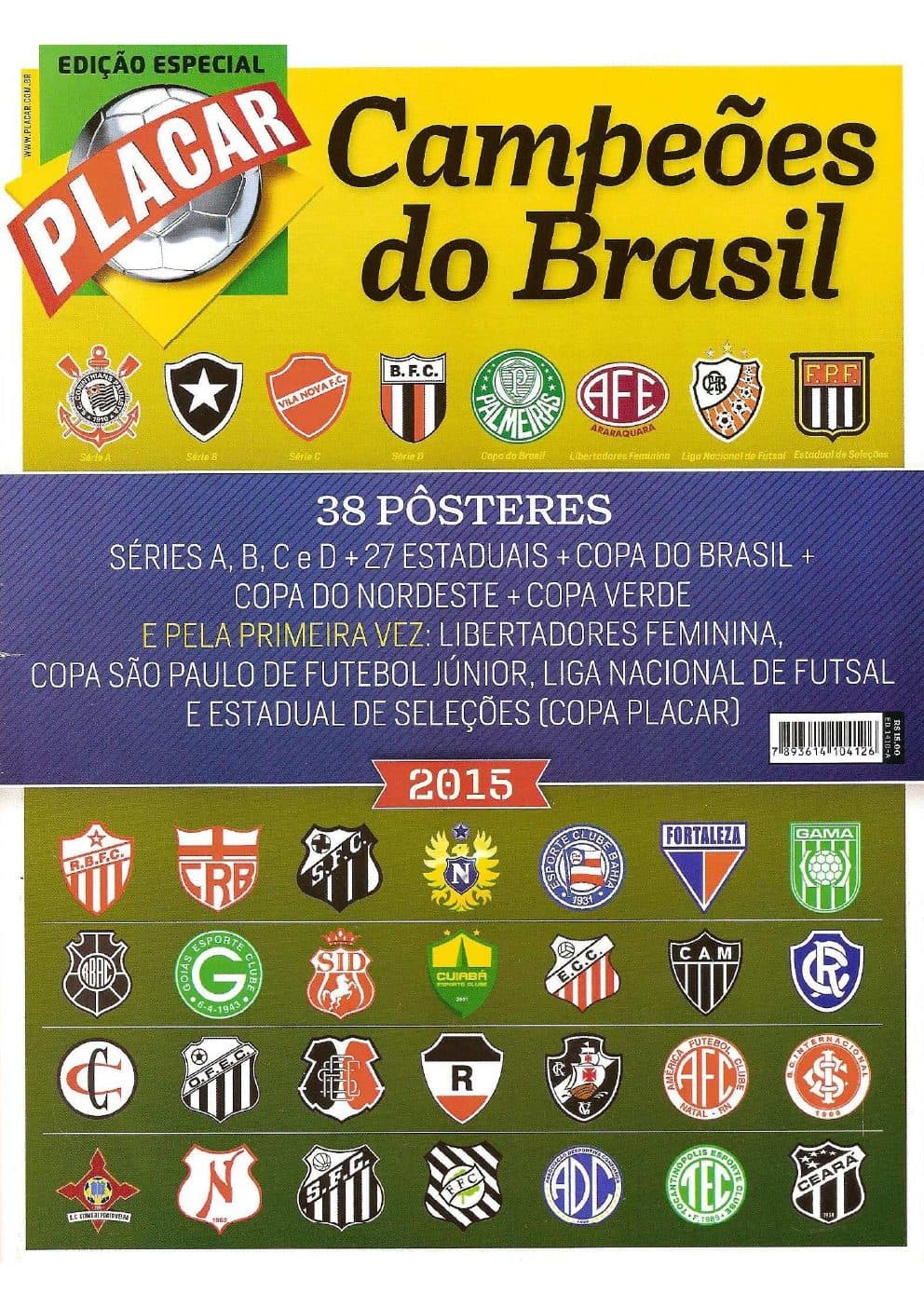 Capa da edição EDIÇÃO DOS CAMPEÕES da revista PLACAR
