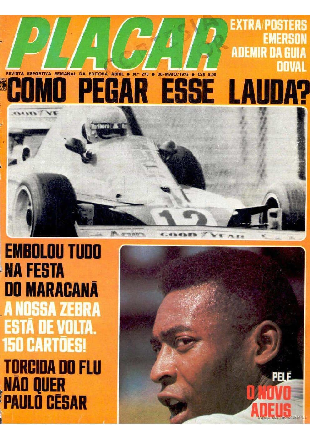 Capa da edição Como pegar esse Lauda? da revista PLACAR