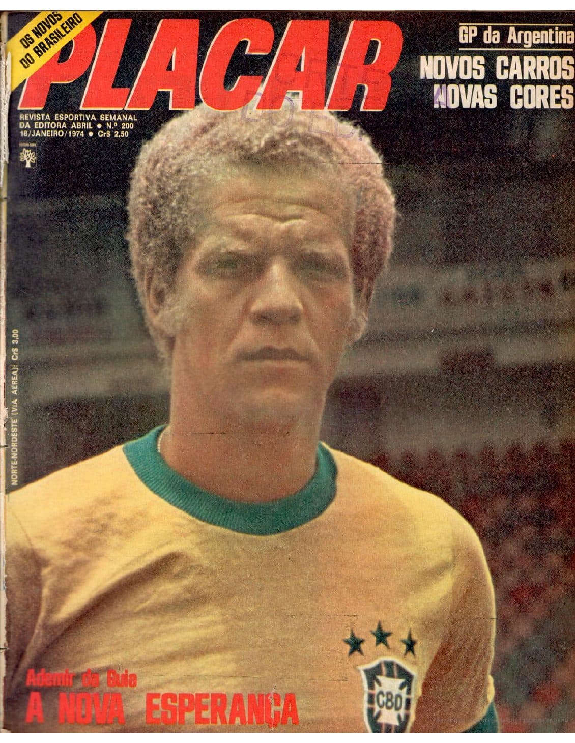 Capa da edição A Nova Esperança da revista PLACAR