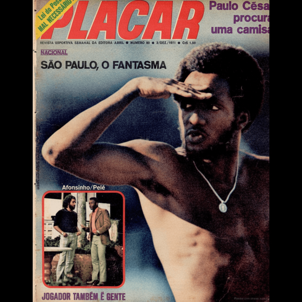 Capa da edição Nacional: São Paulo, o Fantasma da revista PLACAR