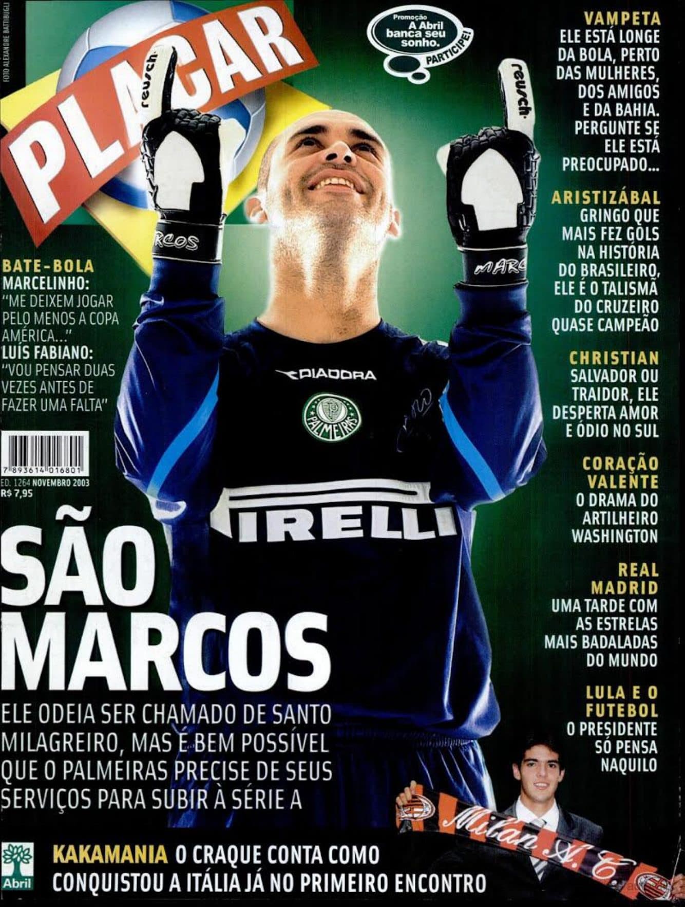 Capa da edição Nº 1264 da revista PLACAR