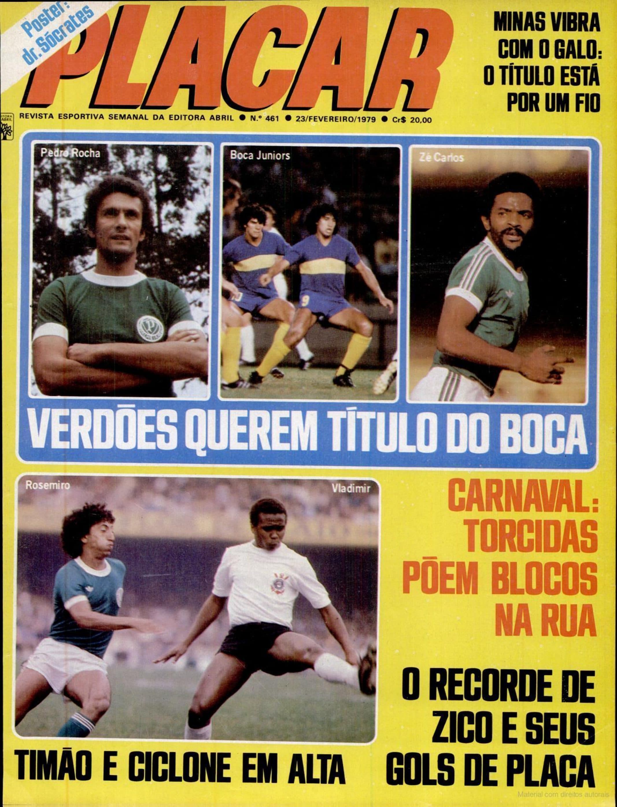 Capa da edição Minas vibra com o Galo: o título está por um fio da revista PLACAR