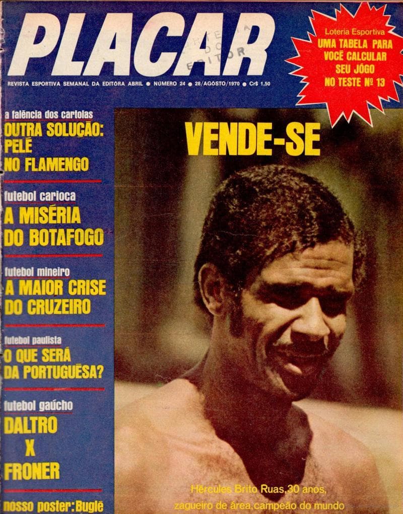 Capa da edição A falência dos cartolas da revista PLACAR