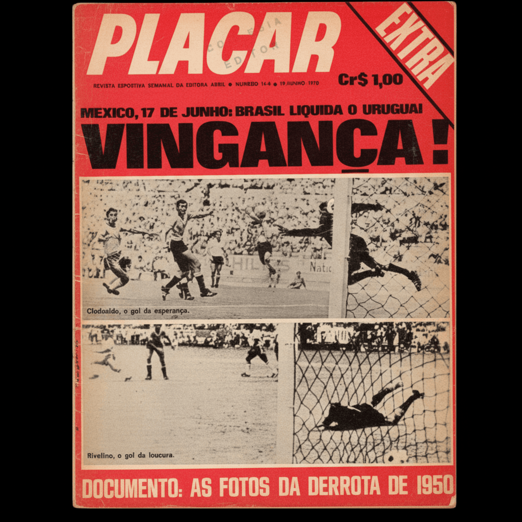 Capa da edição VINGANÇA! da revista PLACAR