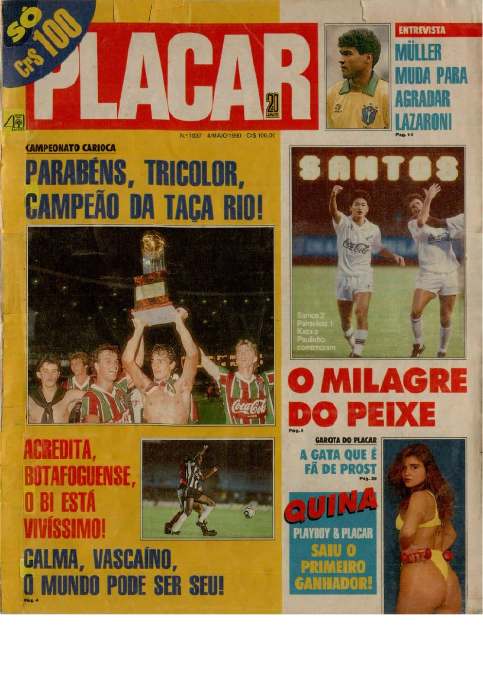 Capa da edição: 1990-EDIÇÃO