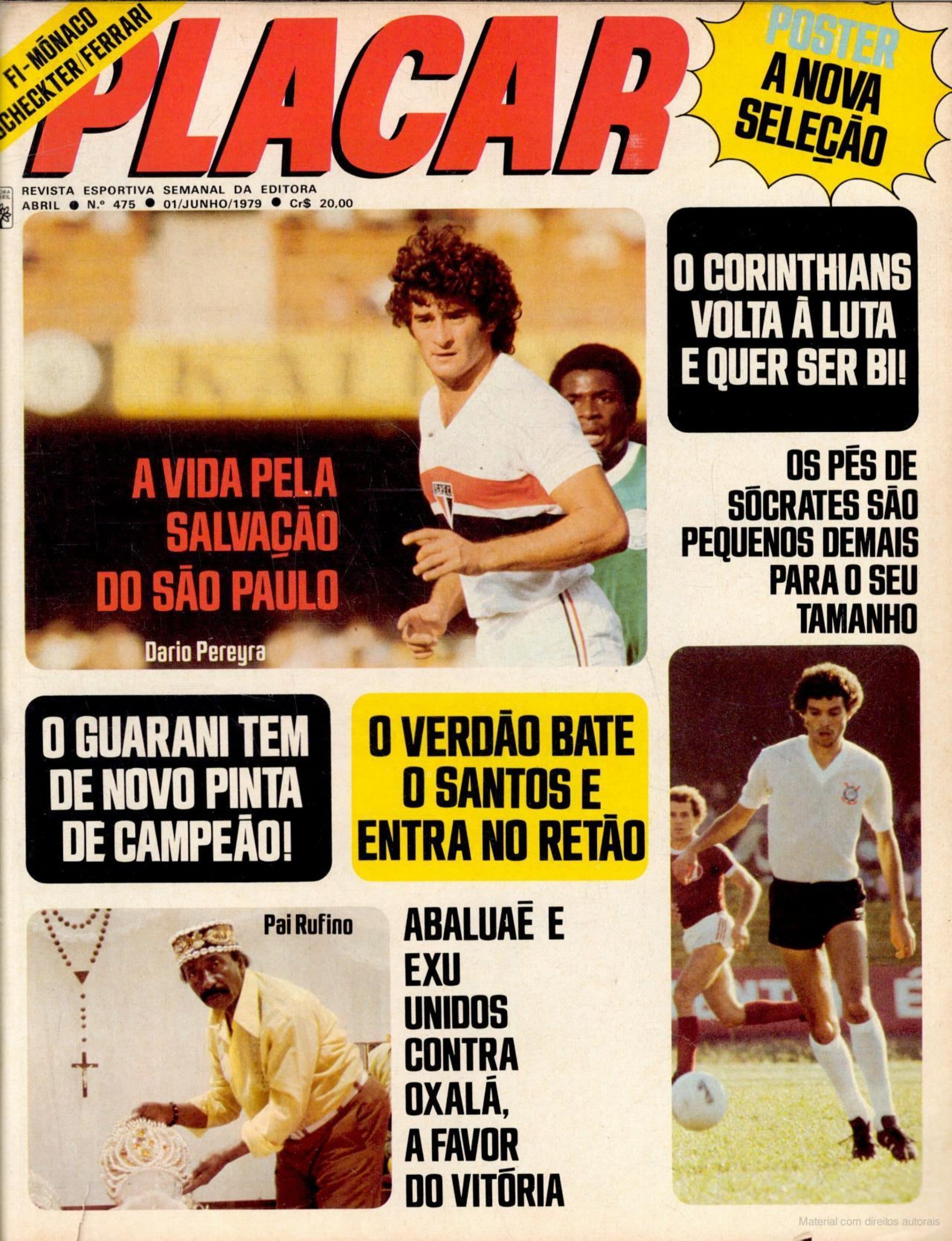 Capa da edição A Vida Pela Salvação do São Paulo da revista PLACAR