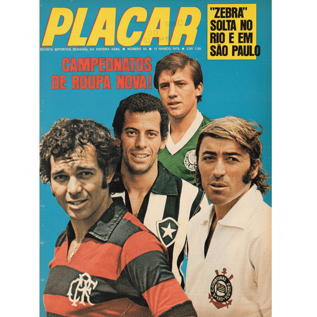 Capa da edição Zebra solta no Rio e em São Paulo da revista PLACAR