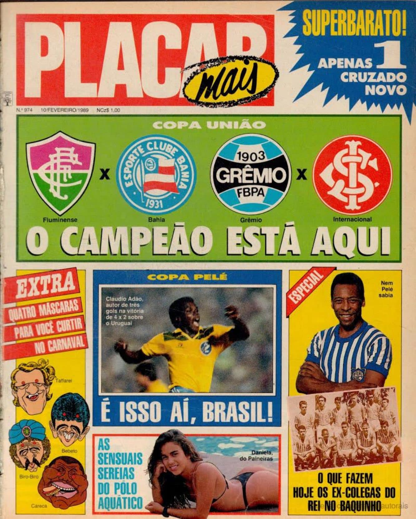 Capa da edição Nº 974 da revista PLACAR