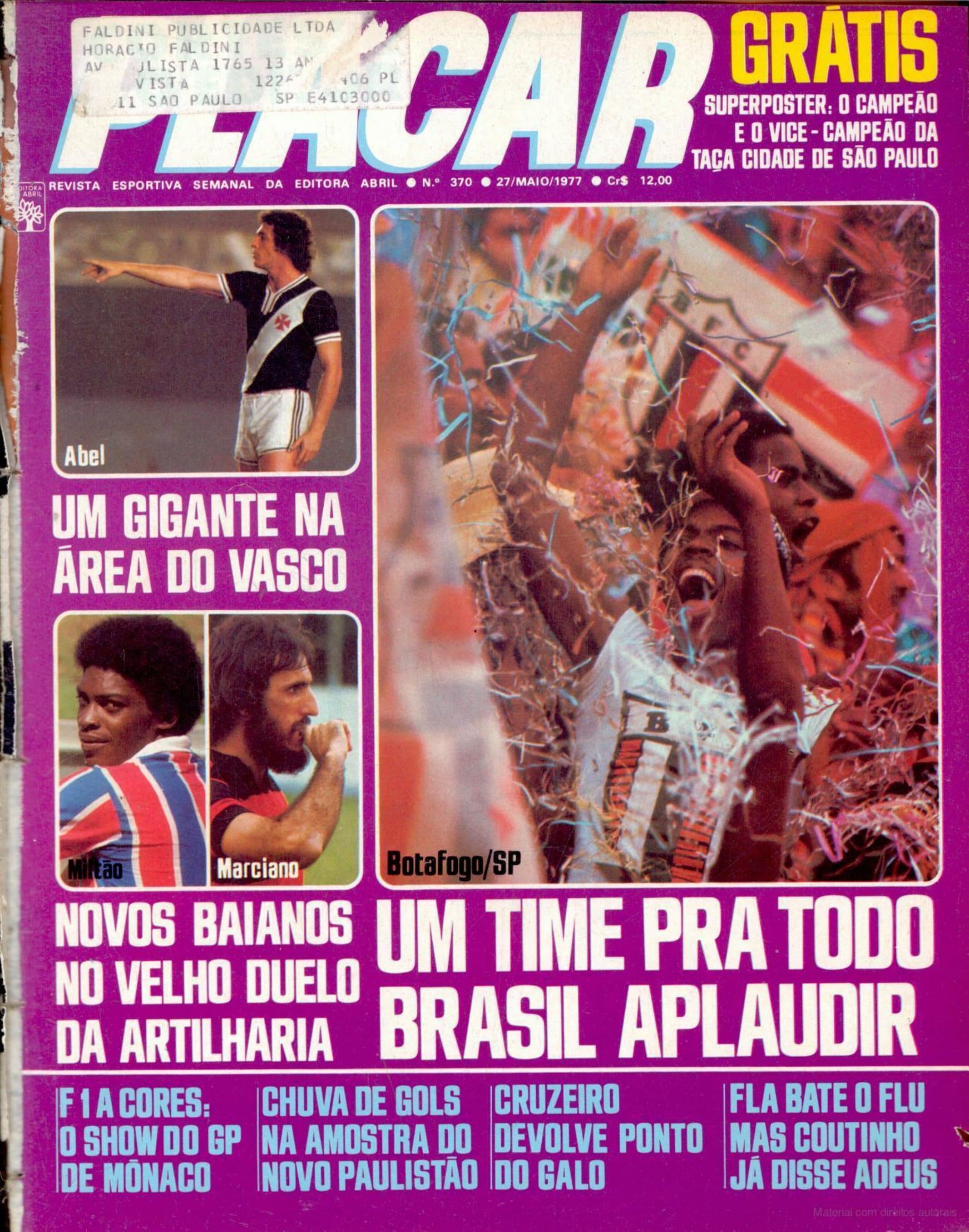 Capa da edição Um time pra todo Brasil aplaudir da revista PLACAR