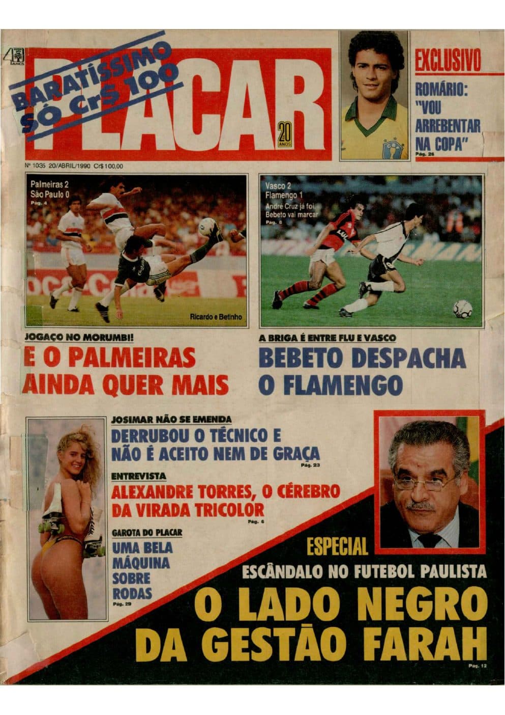Capa da edição: 1990-EDIÇÃO