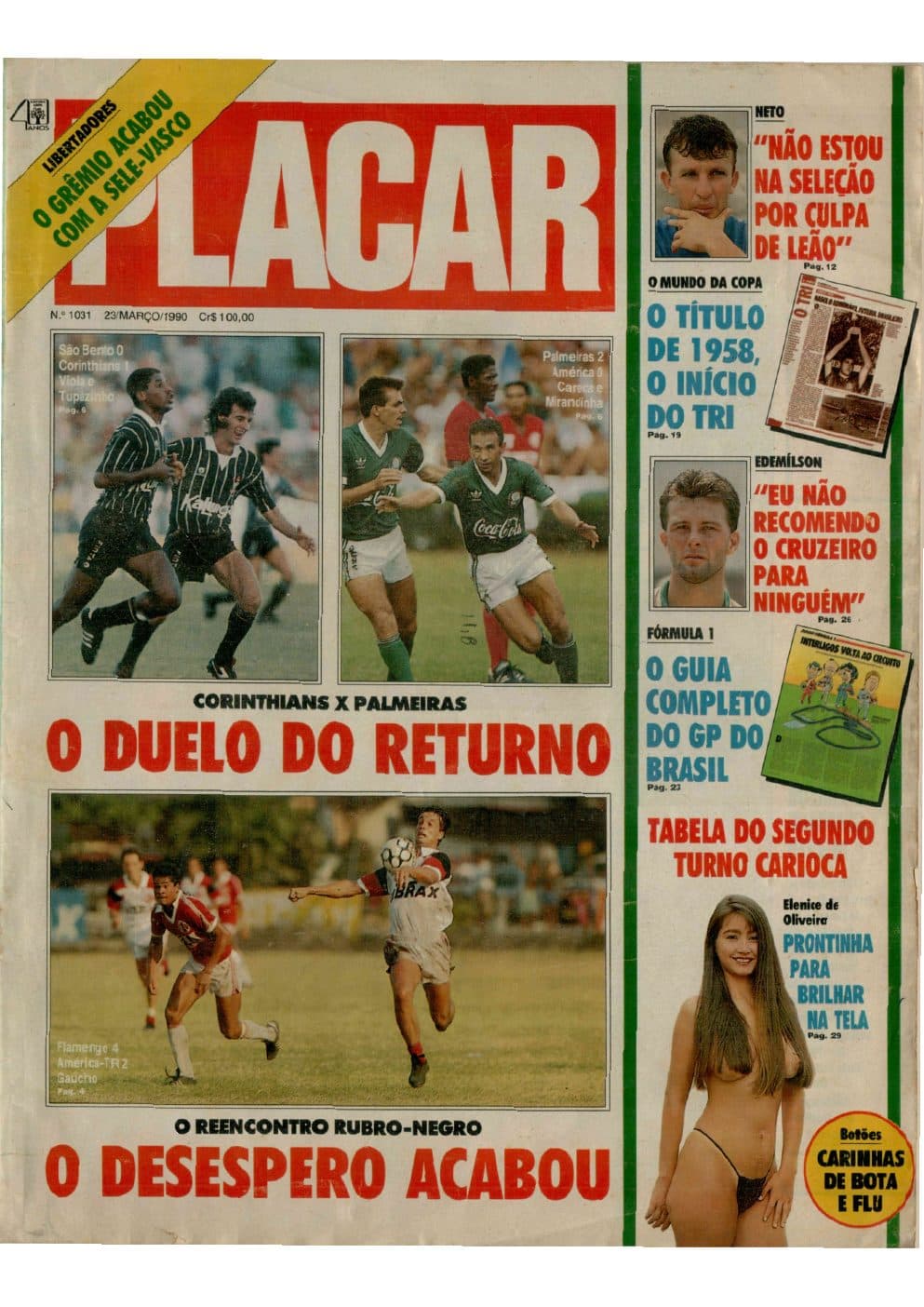 Capa da edição: 1990-EDIÇÃO