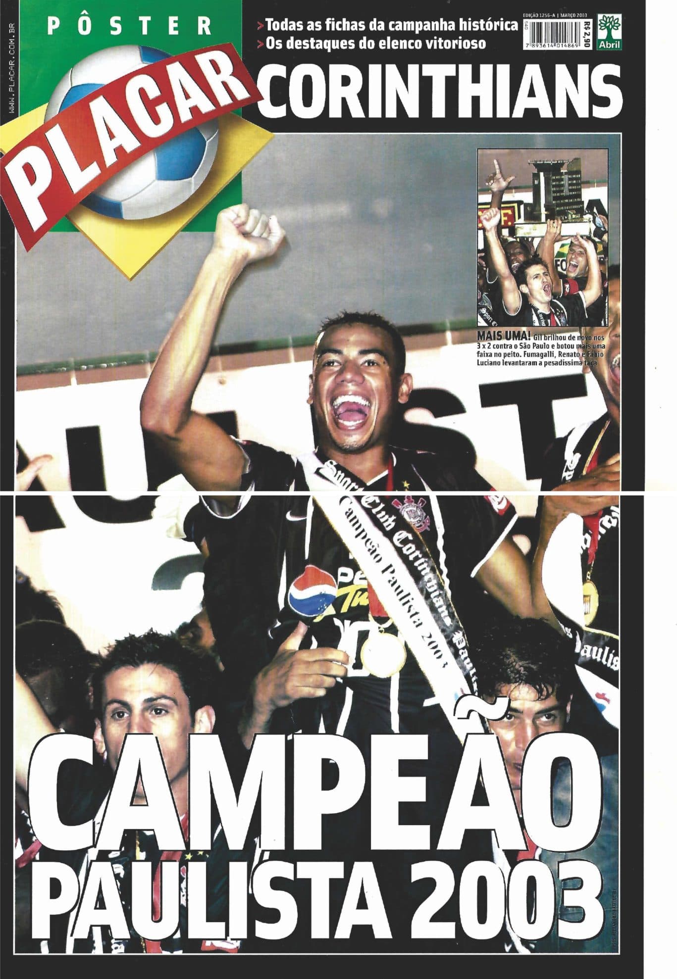 Capa da edição Nº 1256A da revista PLACAR