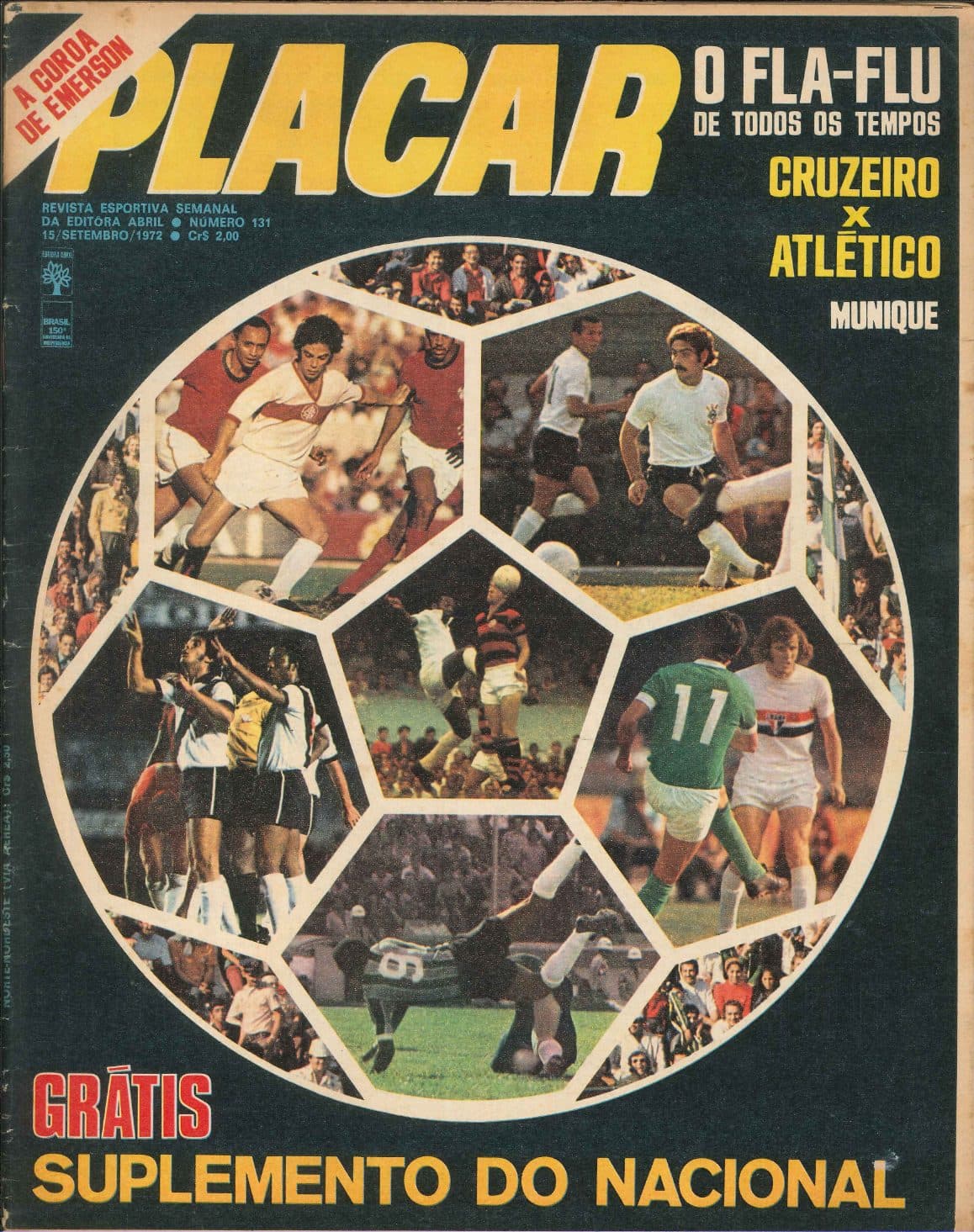 Capa da edição O Fla-Flu de todos os tempos da revista PLACAR