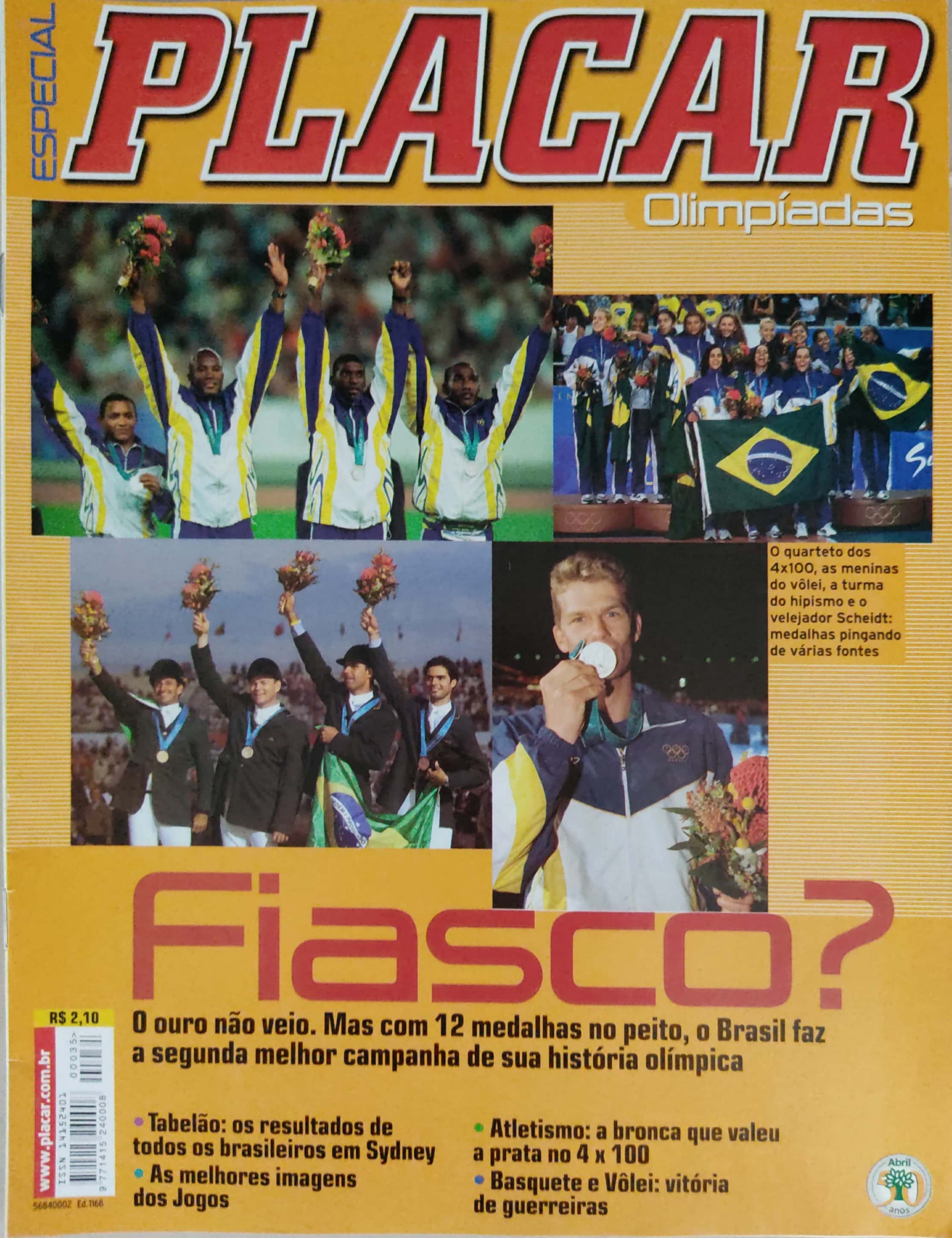 Capa da edição: 2000-EDIÇÃO E. Nº 35 - Olimpíadas 2000 - Fiasco