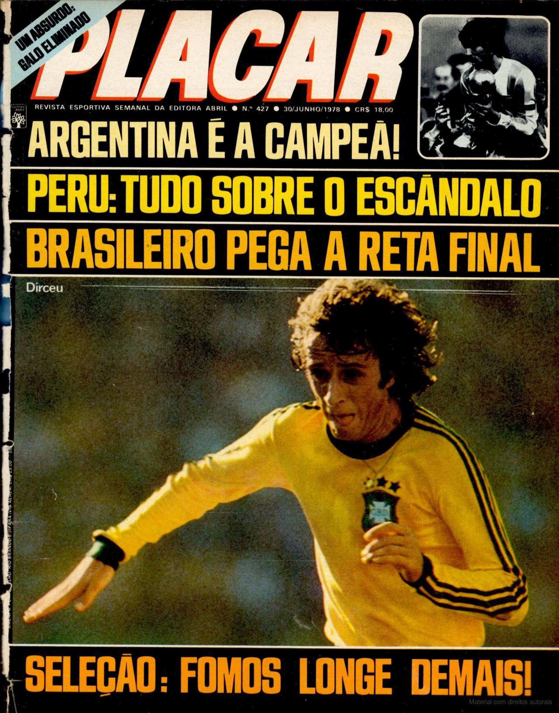 Capa da edição COPA 78 da revista PLACAR