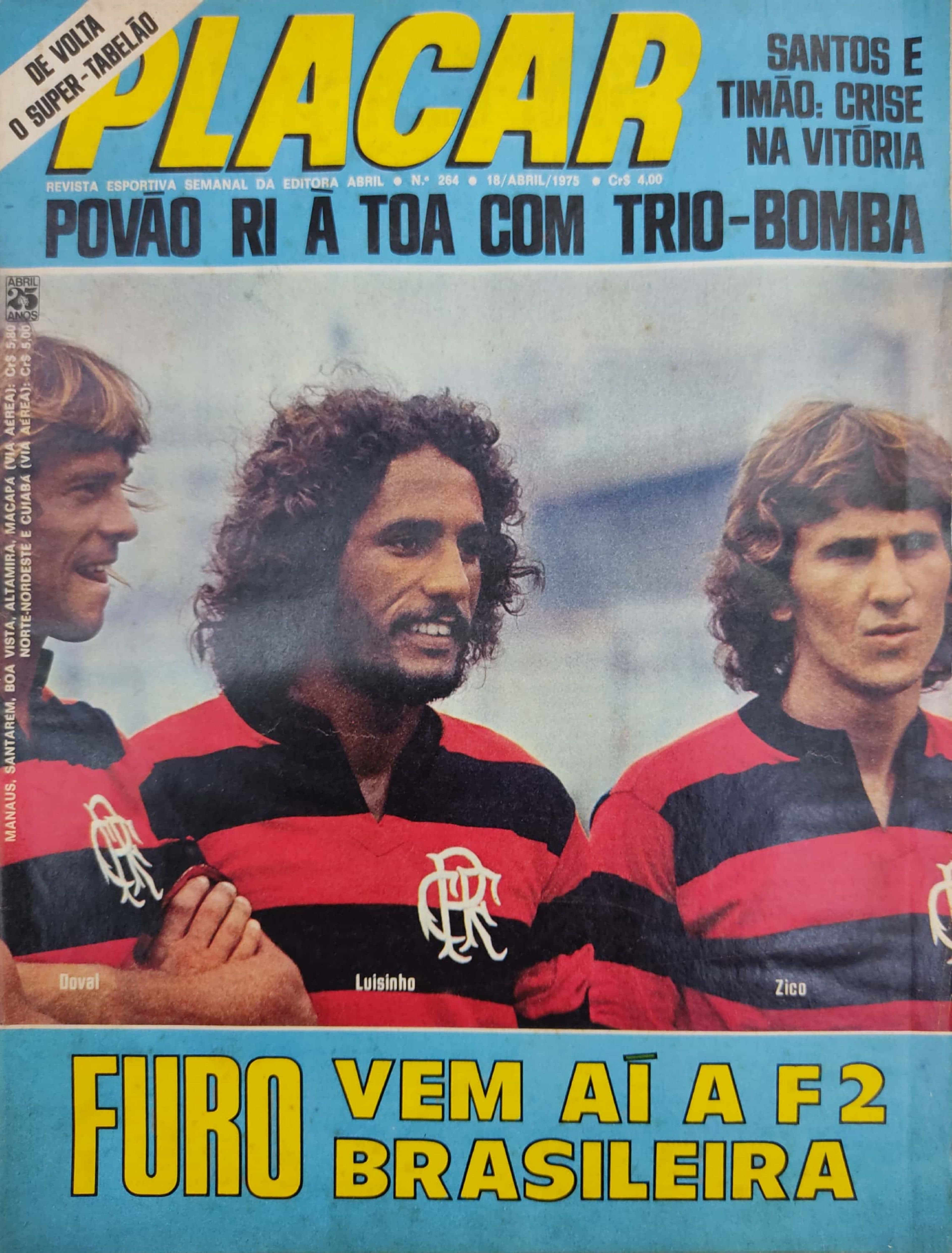 Capa da edição Povão ri à toa com trio-bomba da revista PLACAR