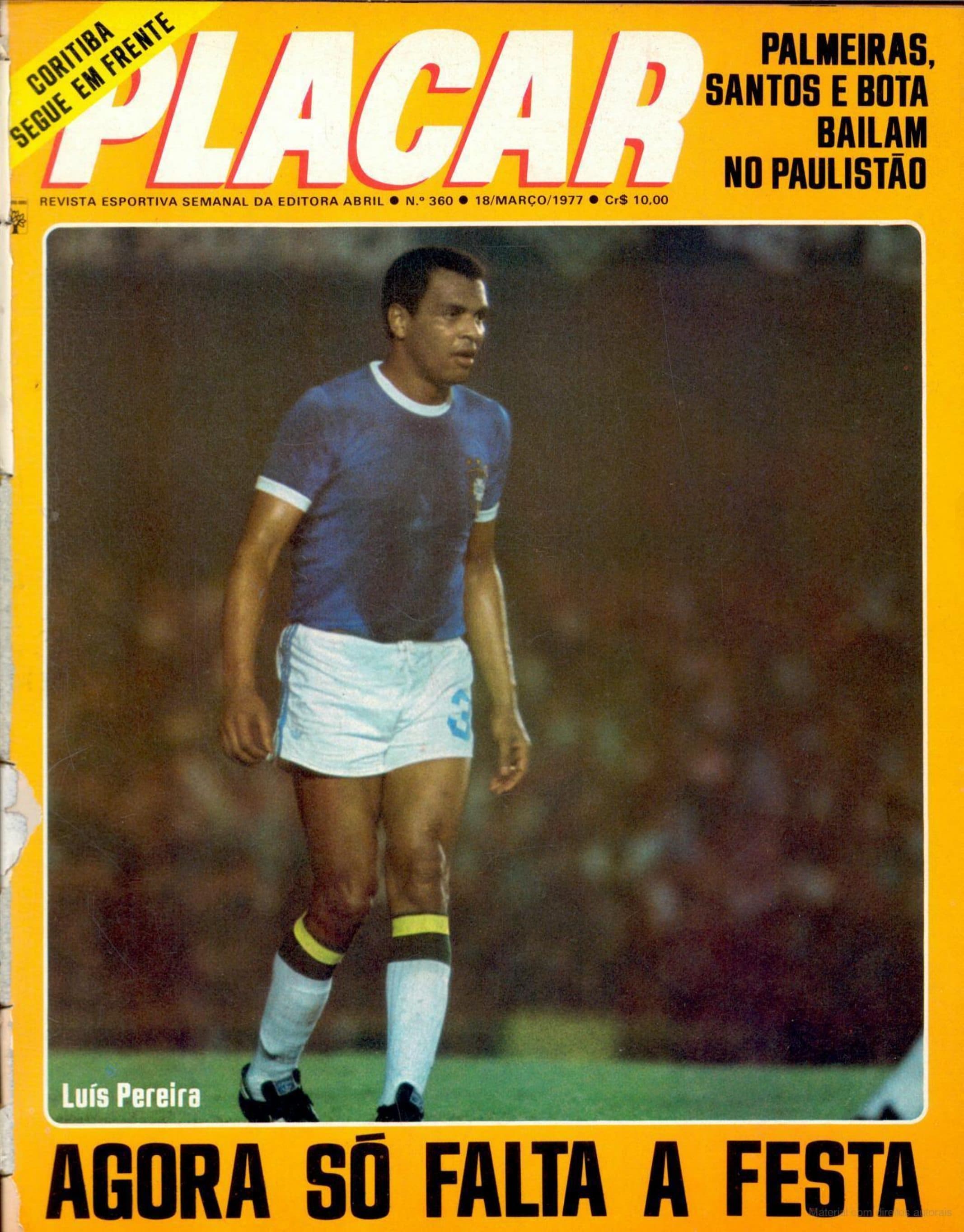 Capa da edição Agora só falta a festa da revista PLACAR