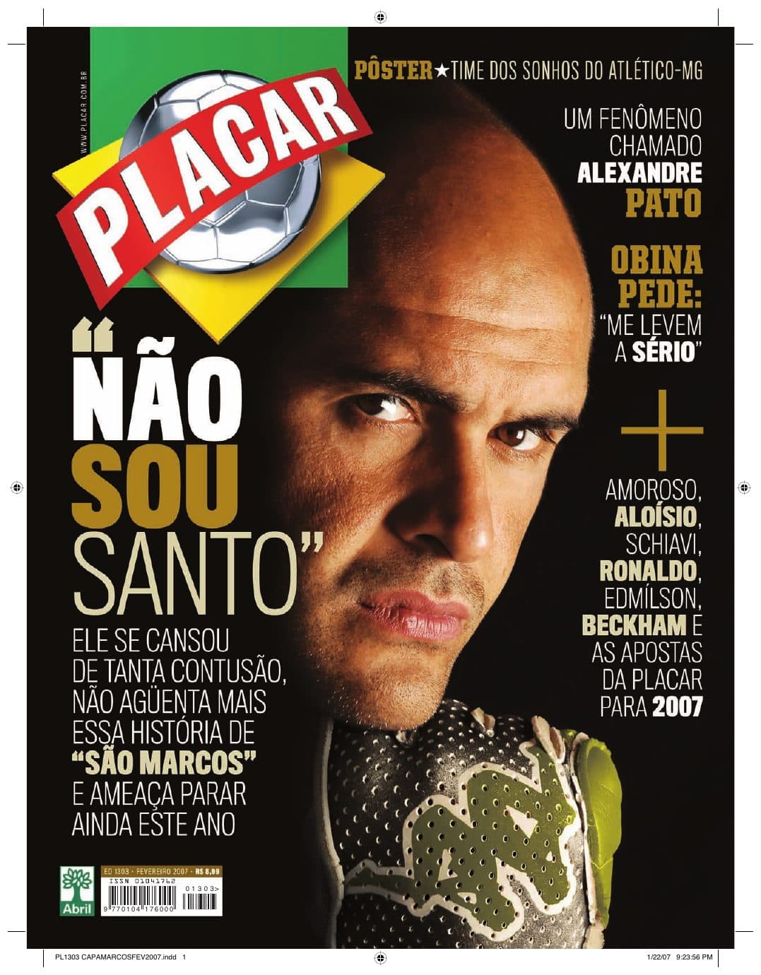 Capa da edição Nº 1303 da revista PLACAR
