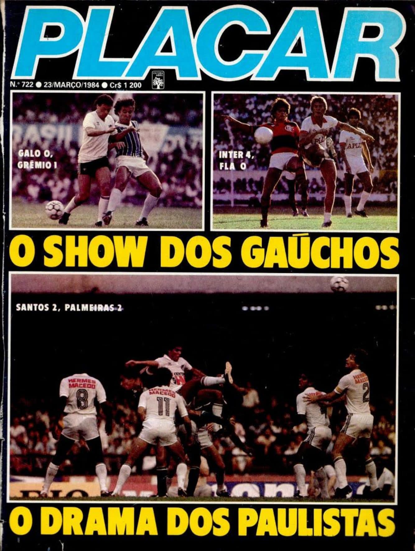 Capa da edição Nº 722 da revista PLACAR