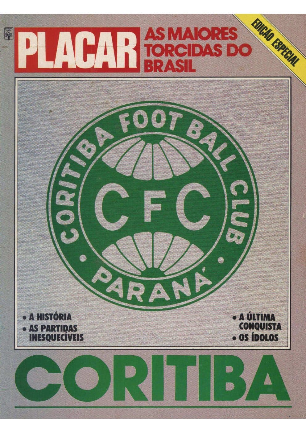 Capa da edição 1989 da revista PLACAR