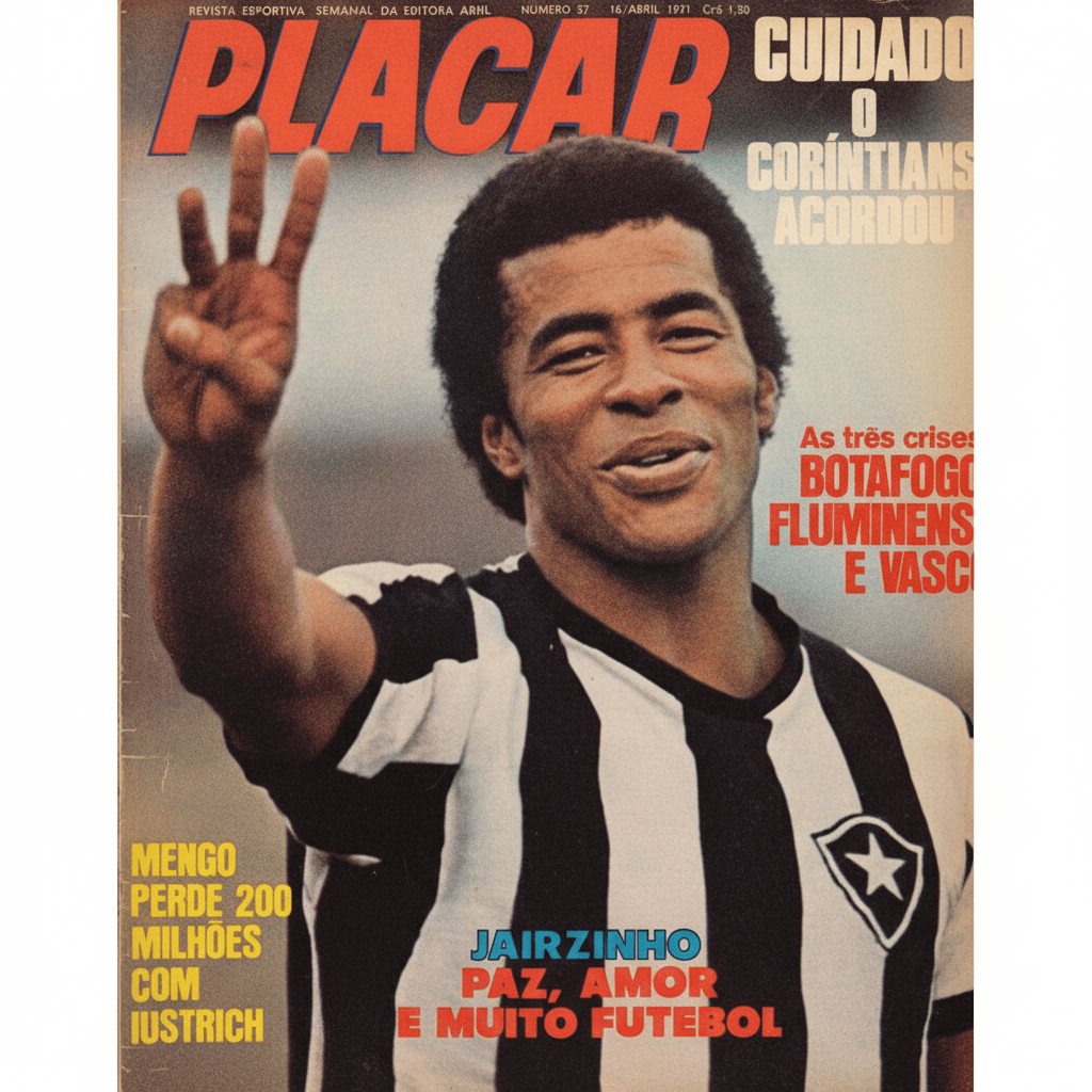 Capa da edição Cuidado o Coríntians Acordou da revista PLACAR
