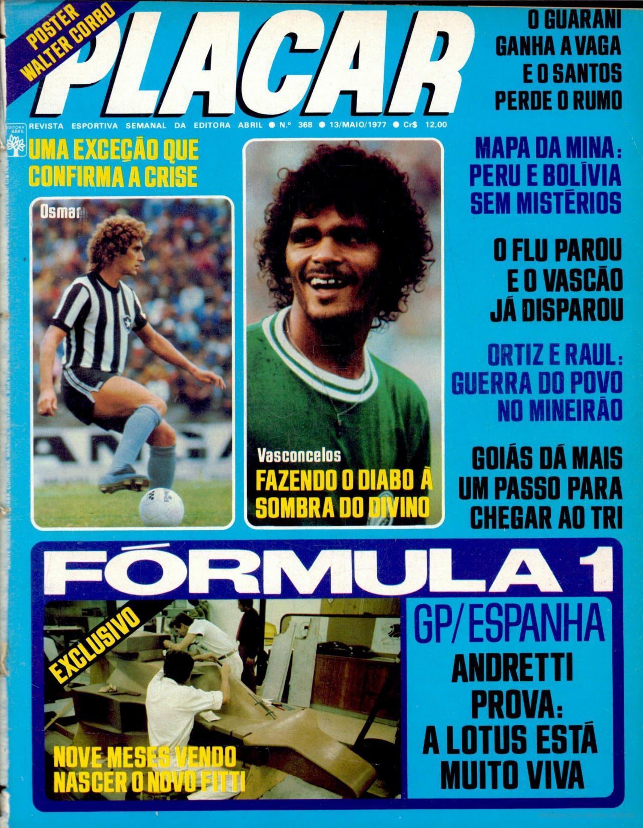 Capa da edição O Guarani ganha a vaga e o Santos perde o rumo da revista PLACAR