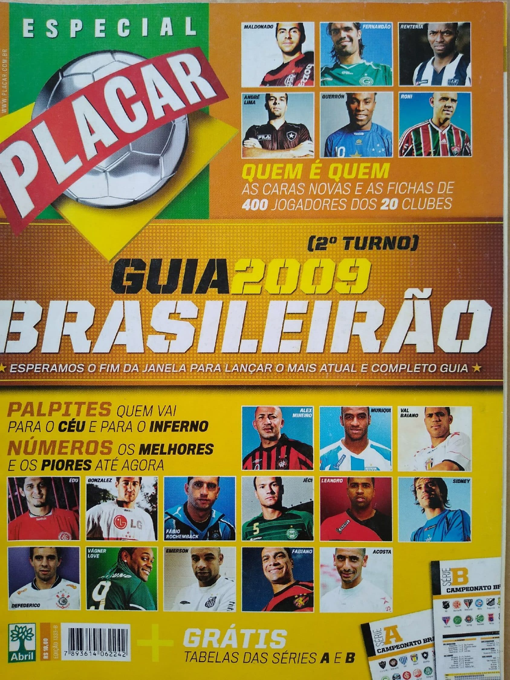 Capa da edição Nº 1333B da revista PLACAR