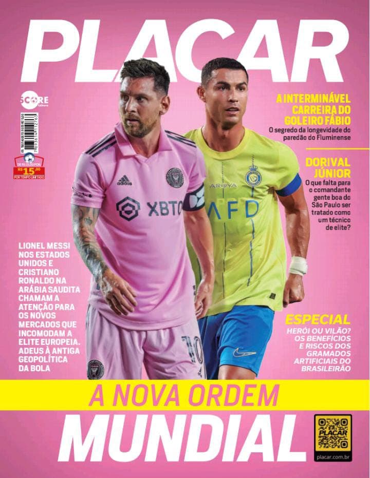 Capa da edição A NOVA ORDEM MUNDIAL da revista PLACAR