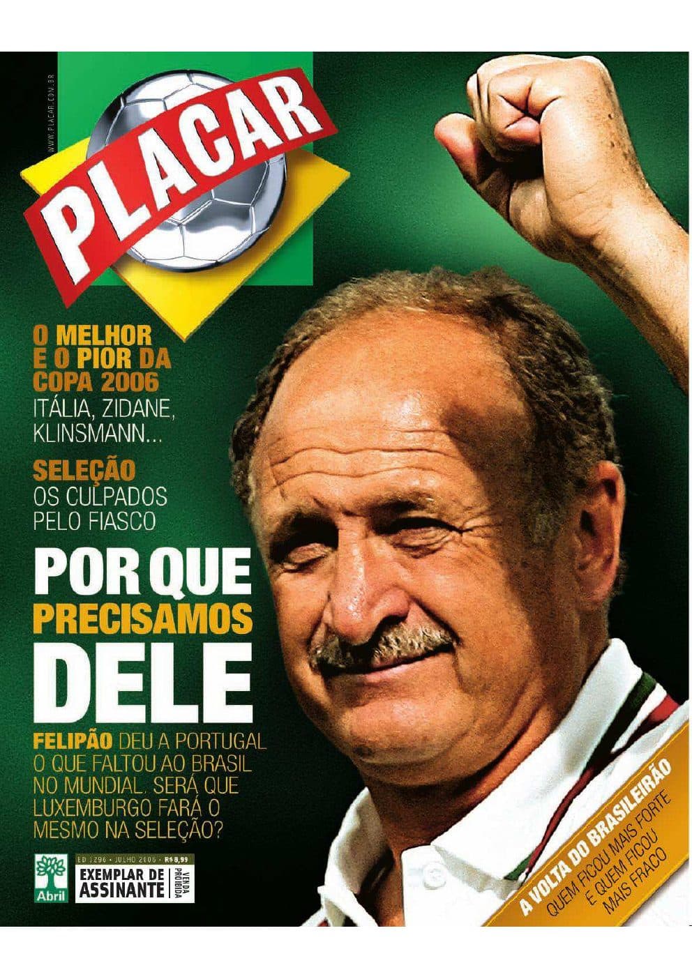 Capa da edição Nº 1296 da revista PLACAR