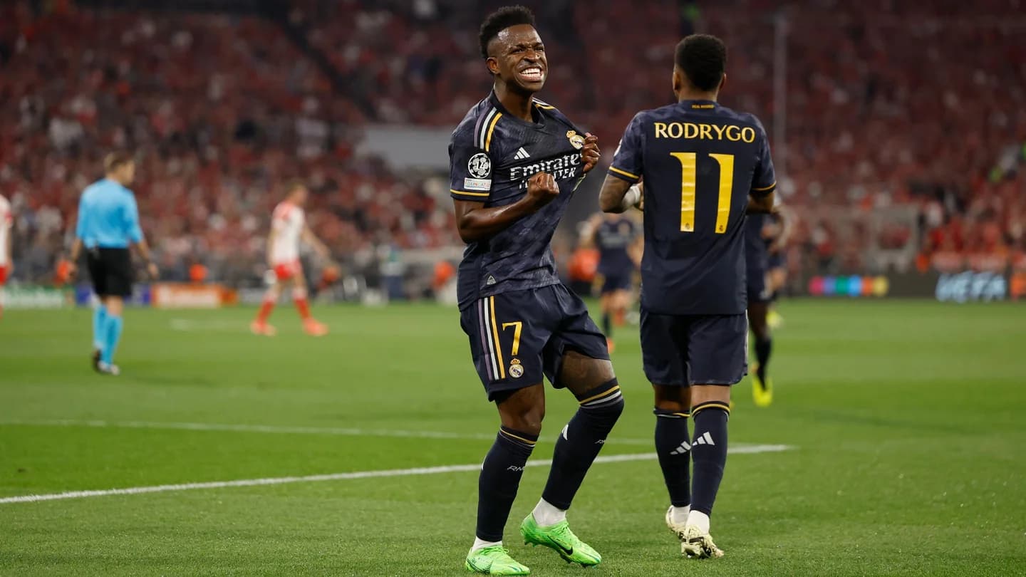 Vinicius Júnior e os brasileiros com mais gols em mata-matas da Champions