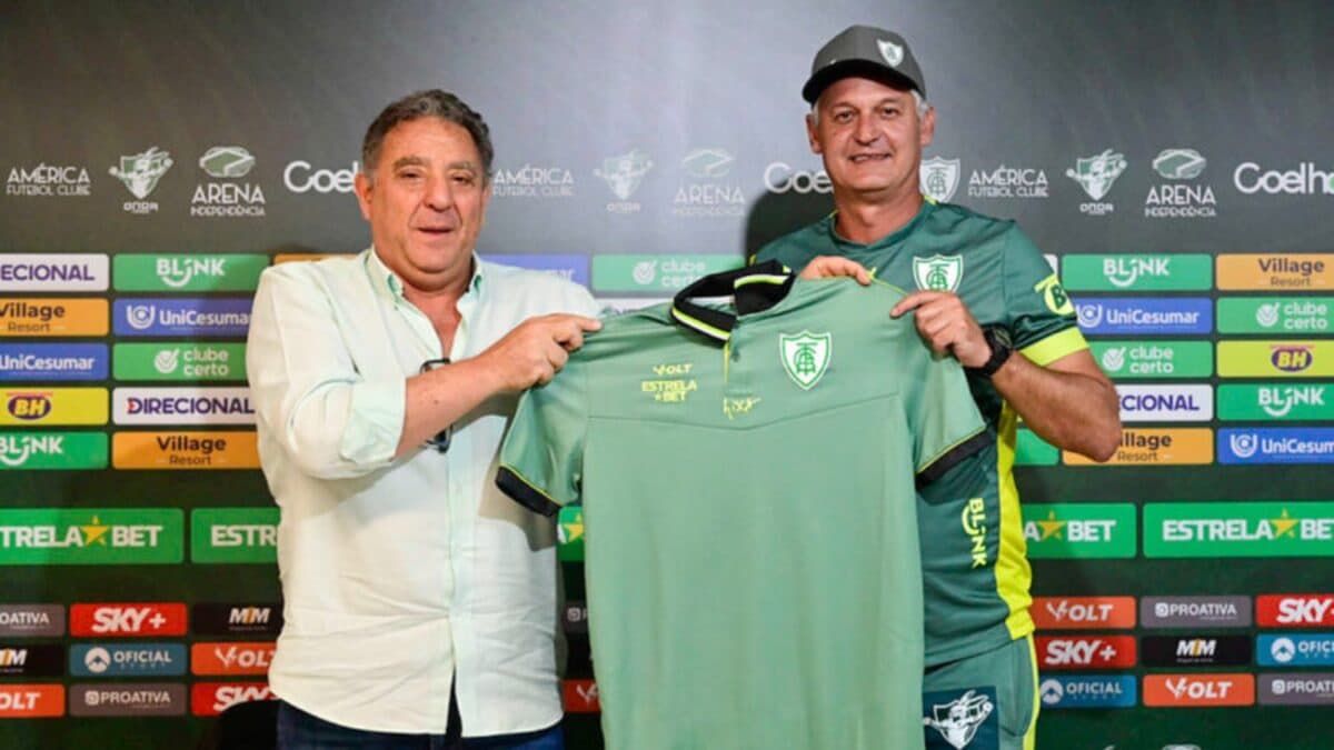 Lisca é reapresentado e fala sobre a forte conexão com o América