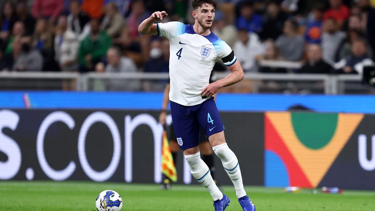 Tuchel define Declan Rice como vice-capitão da Inglaterra