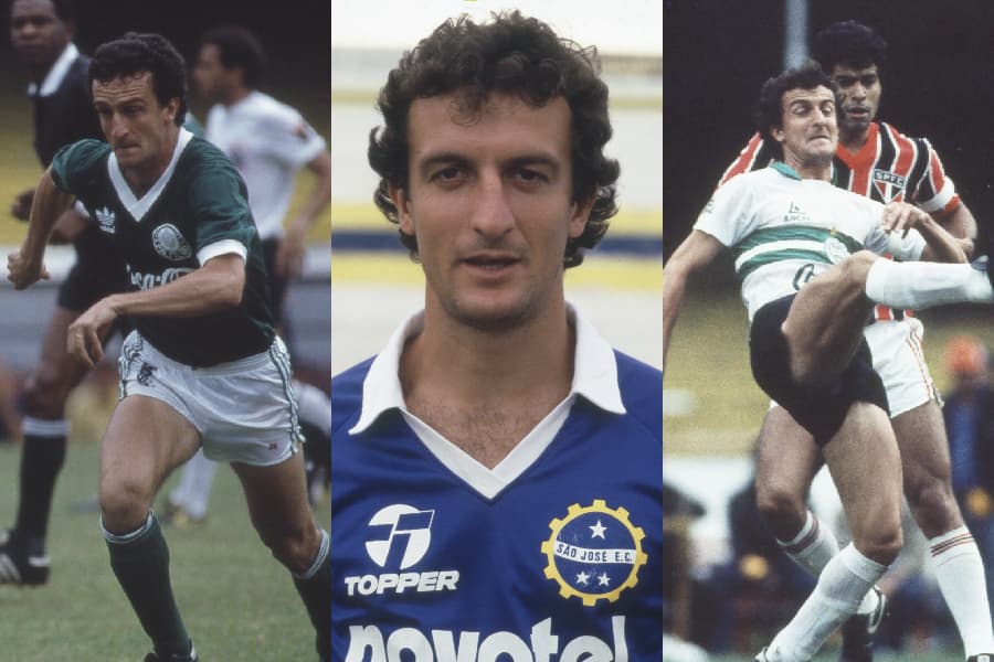 Dorival (ou melhor, Júnior) nos tempos de jogador, na PLACAR