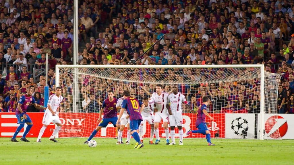 O rei das bolas paradas: Messi estabeleceu marca impressionante na La Liga