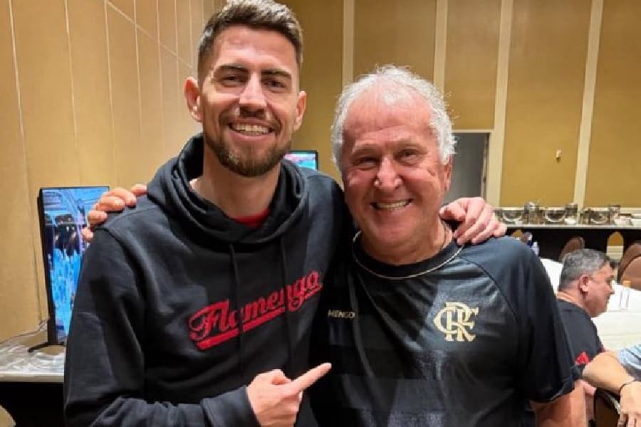Com a ‘benção’ de Zico, Jorginho projeta duelo contra Chelsea: ‘Temos chance’