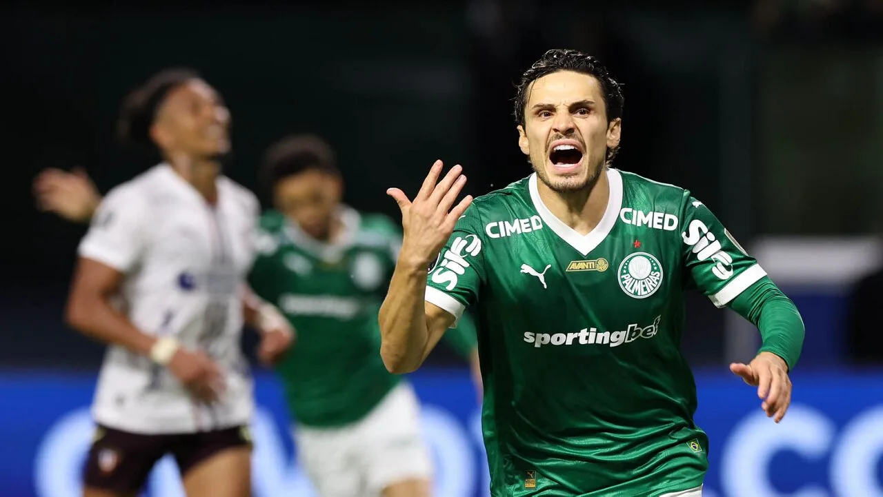 Veiga se aproxima de ser maior artilheiro do Palmeiras na Libertadores