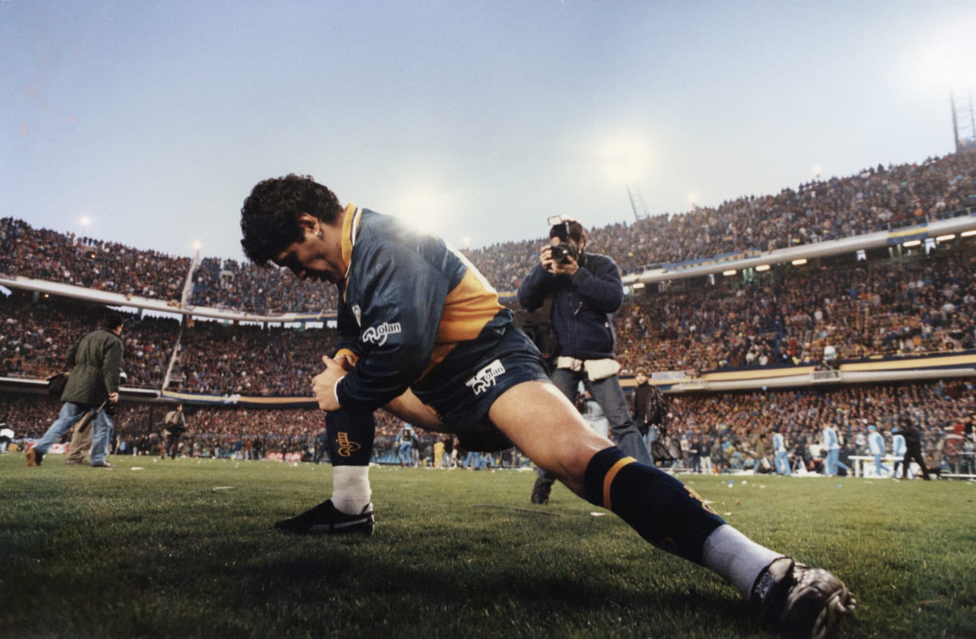 Direto do acervo: um Boca x River com Maradona, na Bombonera