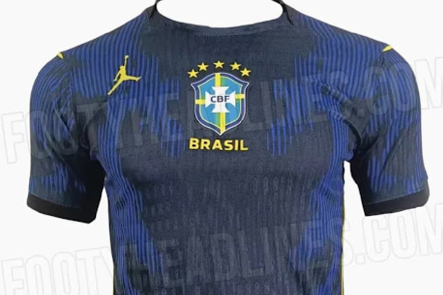 Site vaza camisa azul do Brasil para a Copa 2026